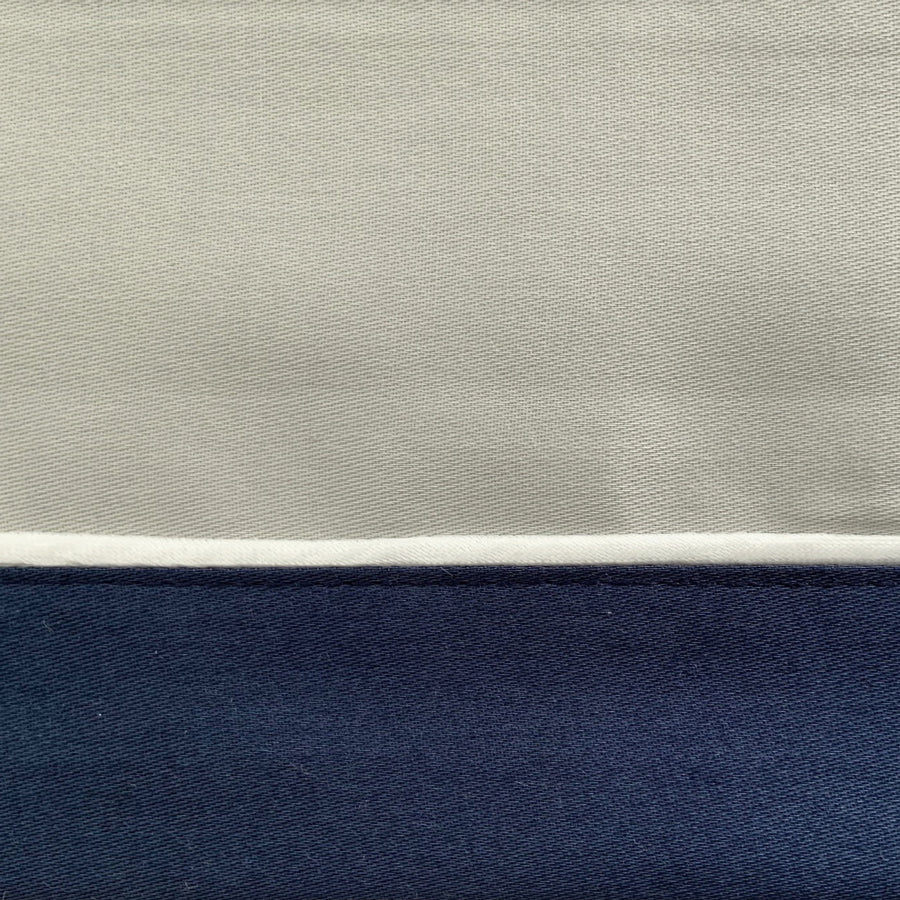 Doppelbett-Bettbezug-Set aus reinem Baumwollsatin, Satin-Finesse