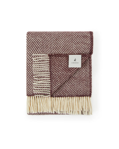 Plaid in pura lana vergine Iseo Lane Rossi
