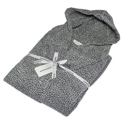 Accappatoio Twist op Borbonese colore grigio ferro