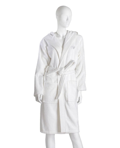 Accappatoio con cappuccio in cotone benessere, blumarine - Home Loves
