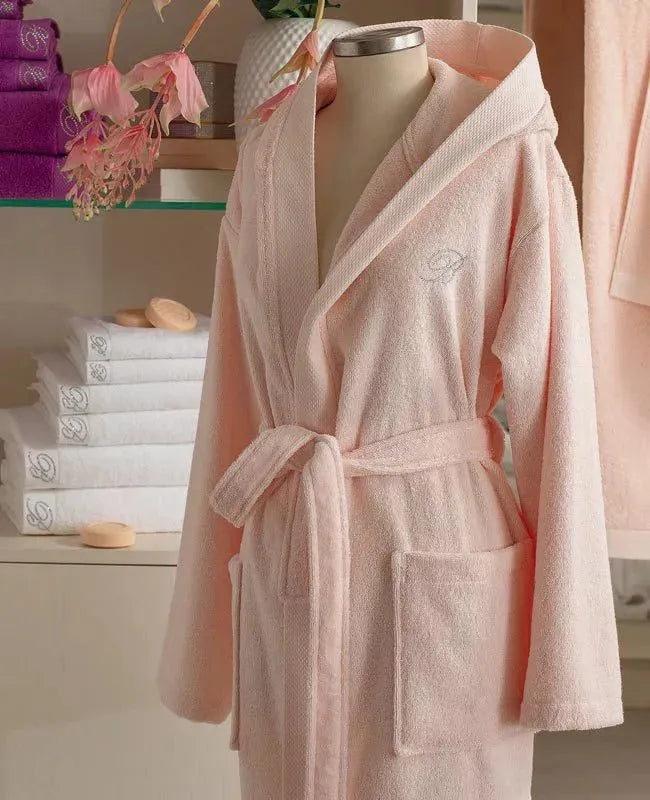 Accappatoio con cappuccio in cotone benessere, blumarine - Home Loves