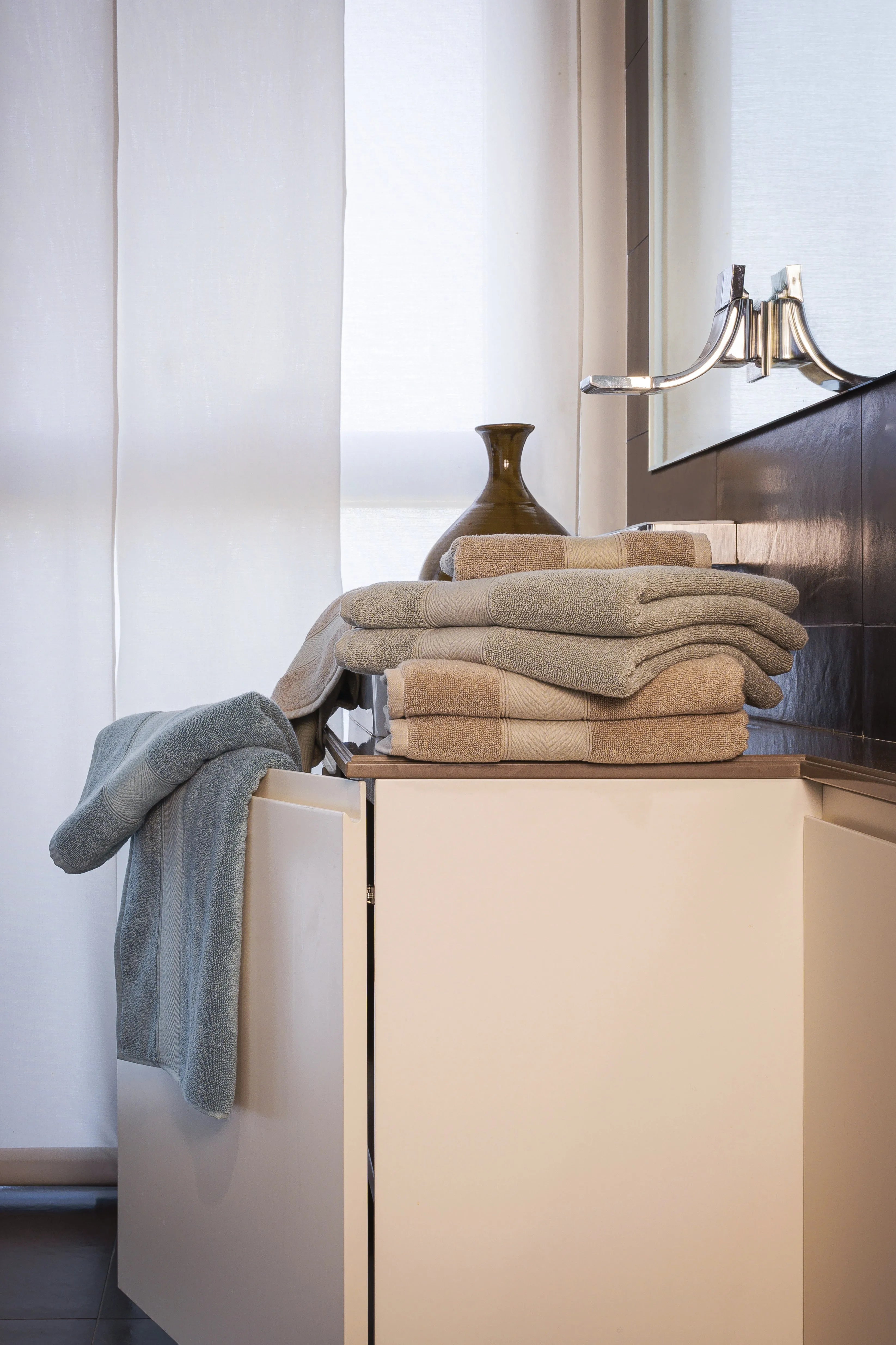 Asciugamani in bambù e cotone Nirvana, dondi home - Home Loves