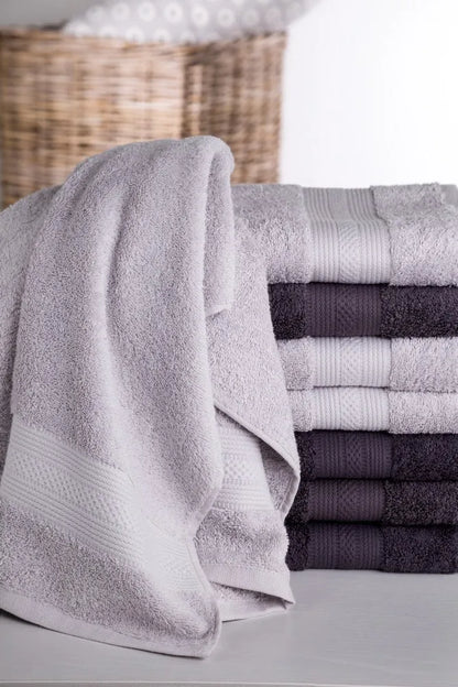 Asciugamani in spugna di puro cotone tinta unita, Concept - Home Loves