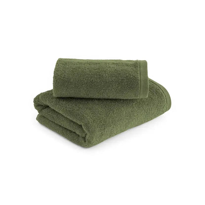 Asciugamano Pura - Spugna di Cotone Puro coppia colore verde