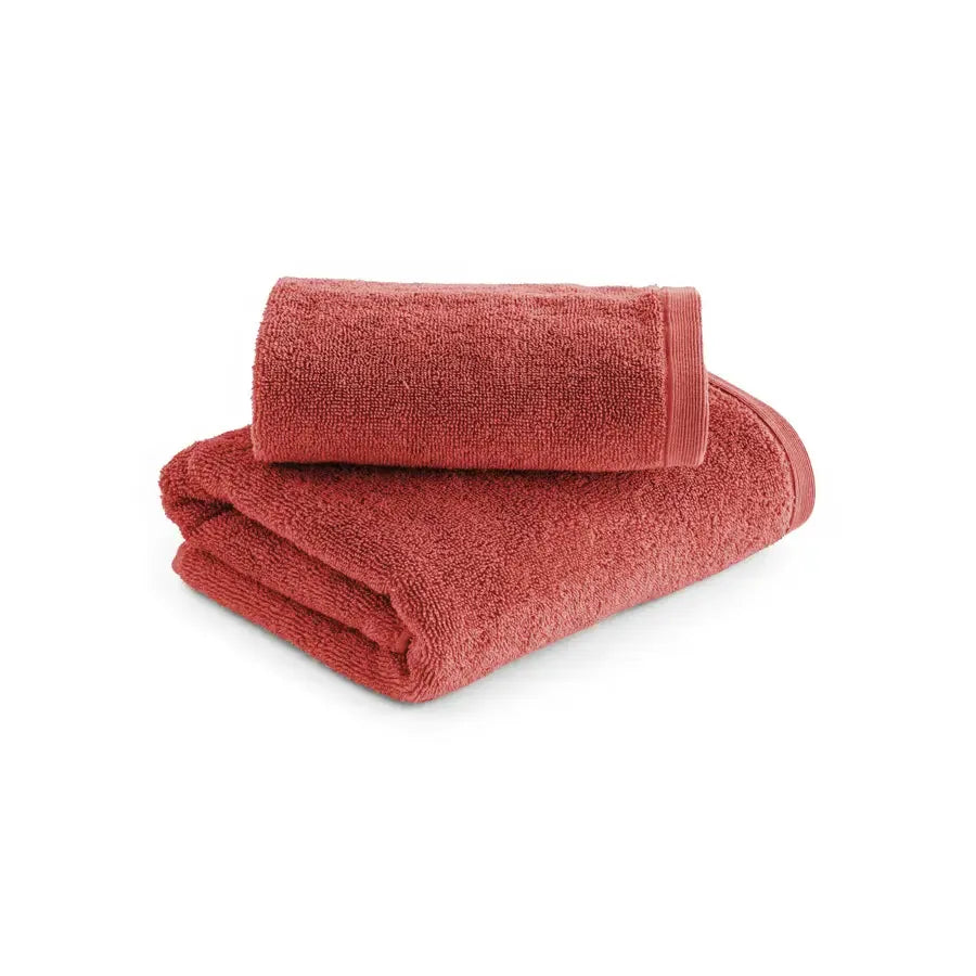 Asciugamano Pura - Spugna di Cotone Puro coppia colore magenta