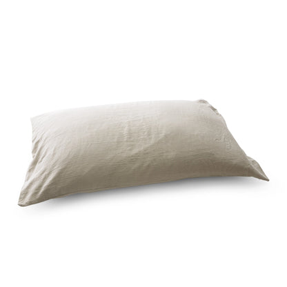 Federa in raso di puro cotone stone-washed effetto no stiro, block 58