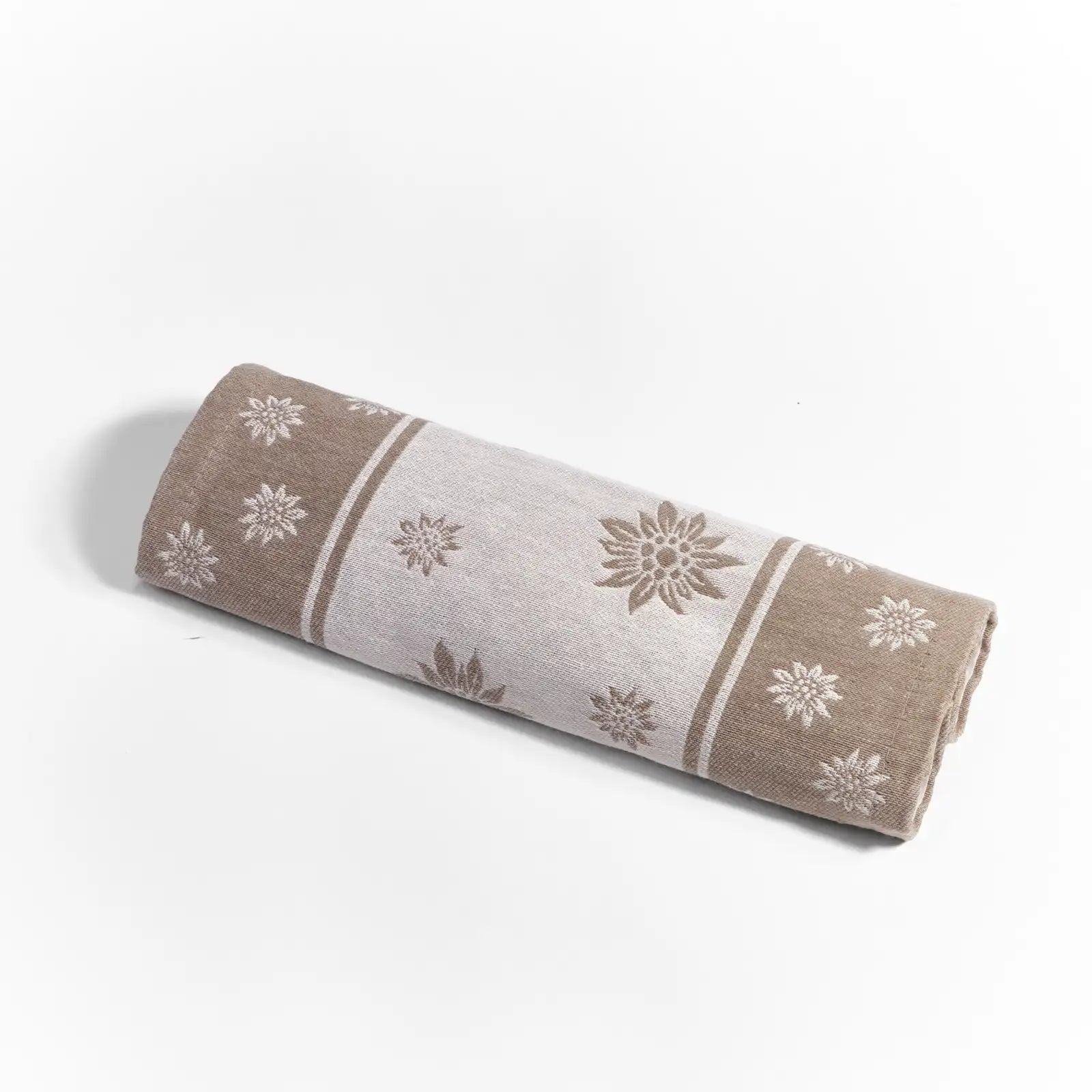 Centro tavola braies Daunex misura 35 x 45 cm colore beige piegato