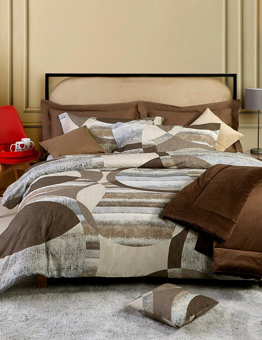 Completo copripiumino matrimoniale, cinque multicolore - Home Loves