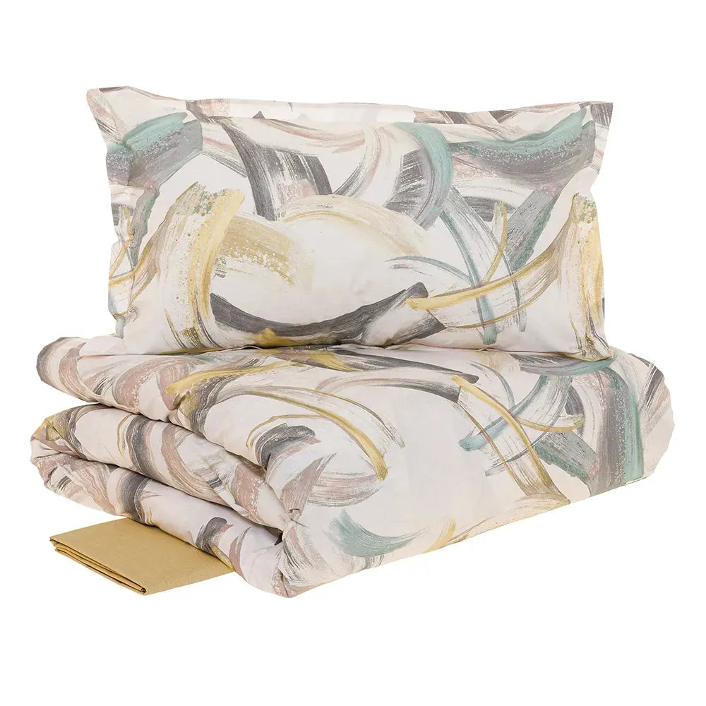 Completo copripiumino matrimoniale radici, Astratto - Home Loves
