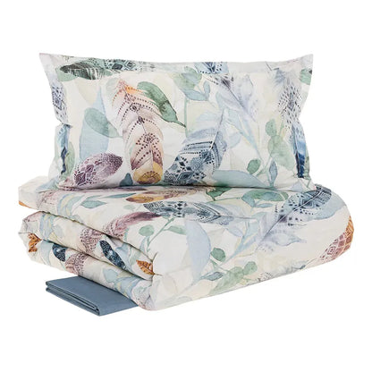 Completo copripiumino matrimoniale radici, Piume - Home Loves