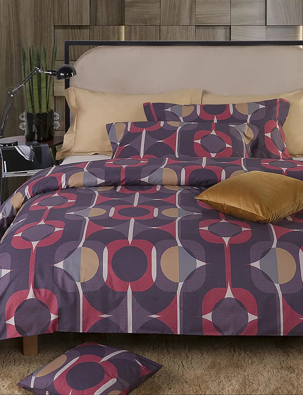 Completo copripiumino matrimoniale, venti multicolore - Home Loves