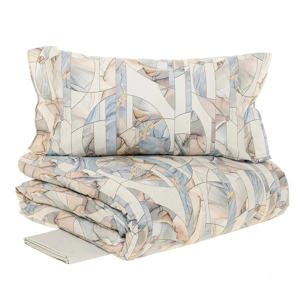 Completo copripiumino matrimoniale, ventiquattro multicolore - Home Loves