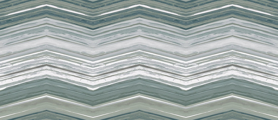 Completo lenzuola Caldo Cotone Geometrico dettaglio fantasia colore verde