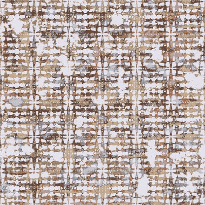 Completo lenzuola in Caldo Cotone Geometrico dettaglio disegno colore nocciola