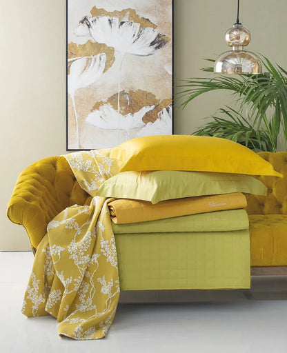 Completo lenzuola in raso di puro cotone Lory, blumarine - Home Loves