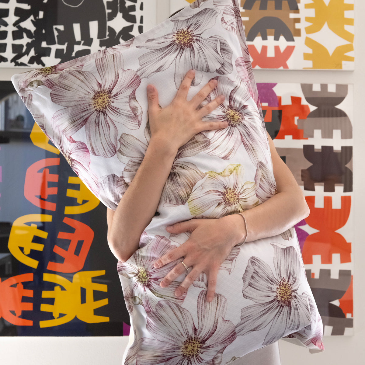 Completo lenzuola matrimoniale in Raso Miranda modella1 colore lino