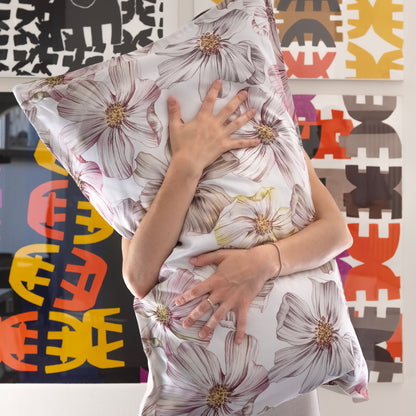 Completo lenzuola matrimoniale in Raso Miranda modella1 colore lino