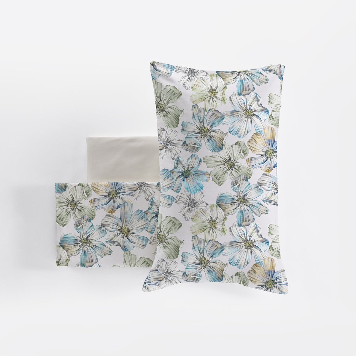 Completo lenzuola matrimoniale in Raso Miranda tecnica colore pietra