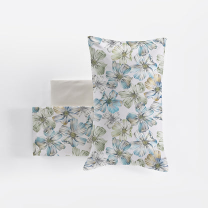 Completo lenzuola matrimoniale in Raso Miranda tecnica colore pietra