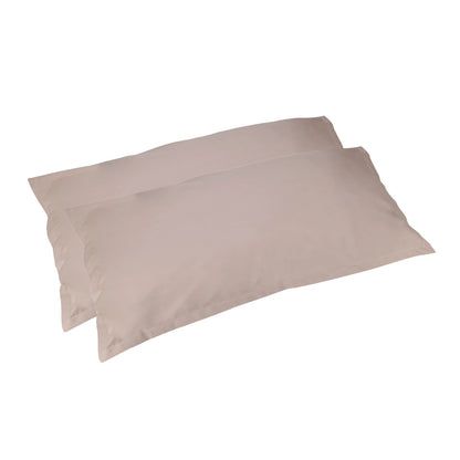 Coppia federe in percalle, Arianna colore rosa-boho