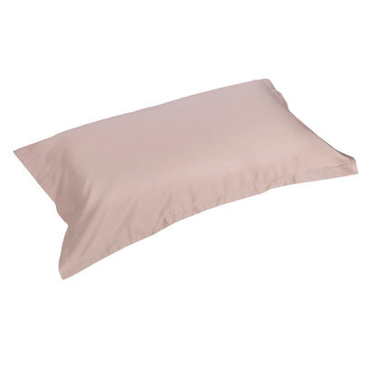 Coppia federe in raso, Trecento colore rosa-boho