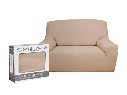 Copridivano Smile – Protezione e stile per il tuo salotto colore cream