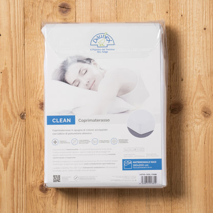 Coprimaterasso clean Daunex impermeabile lavabile a 95 gradi busta fronte