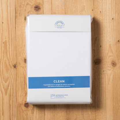 Coprimaterasso clean Daunex impermeabile lavabile a 95 gradi busta retro
