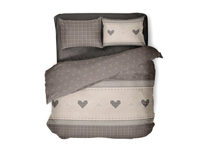 Parure copripiumino in puro cotone Daunex, Verbier - Home Loves