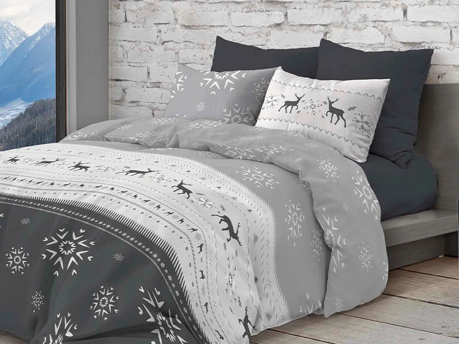 Parure copripiumino infinity in puro cotone Daunex, Isere - Home Loves