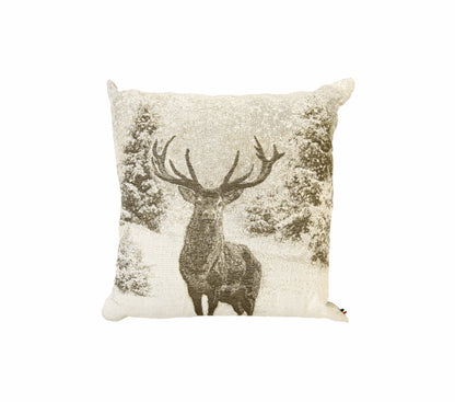 Cuscino Cervo Enjoy colore beige fronte