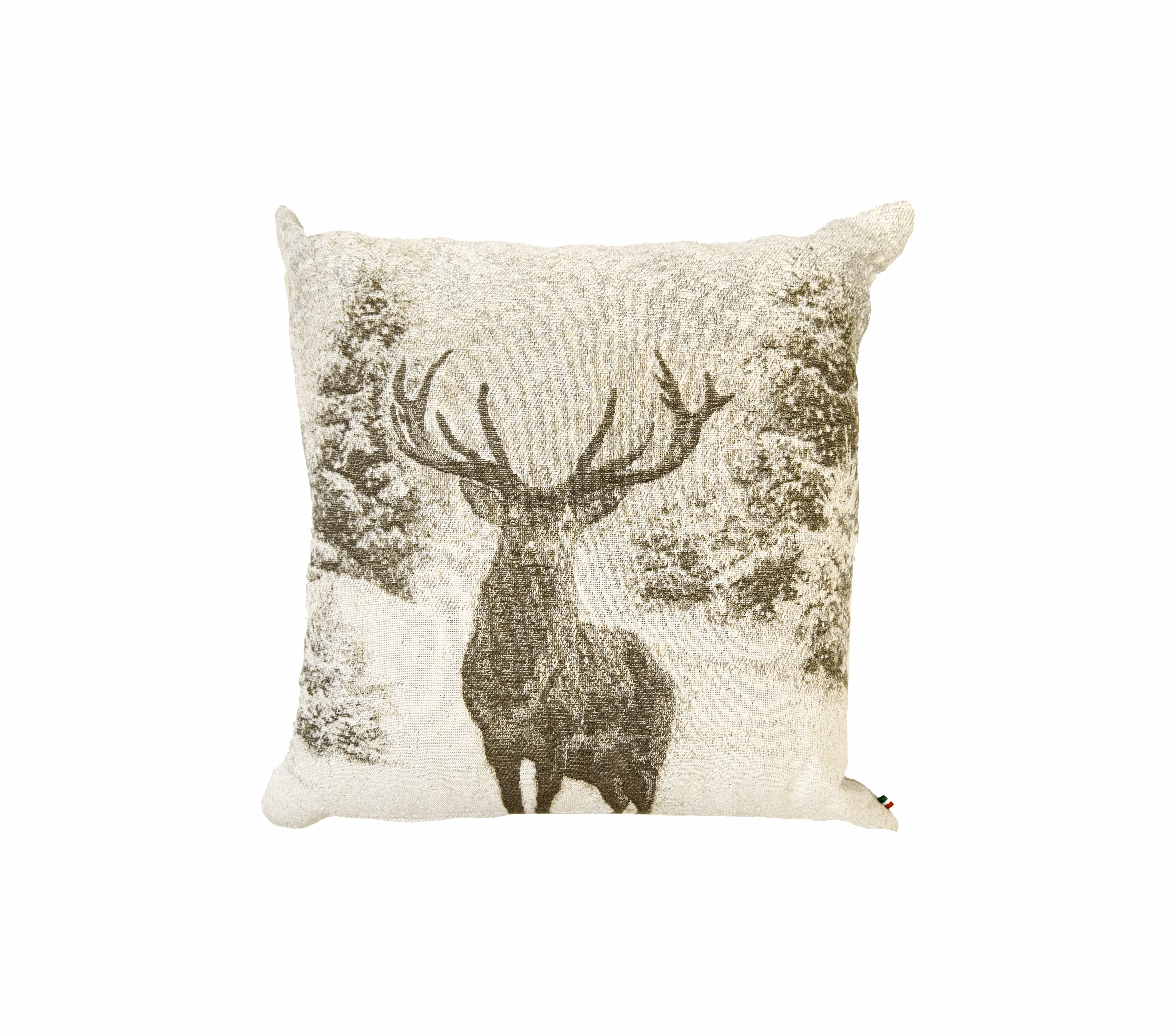 Cuscino Cervo Enjoy colore beige fronte