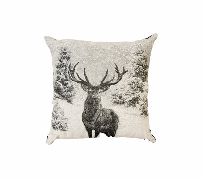Cuscino Cervo Enjoy colore grigio fronte