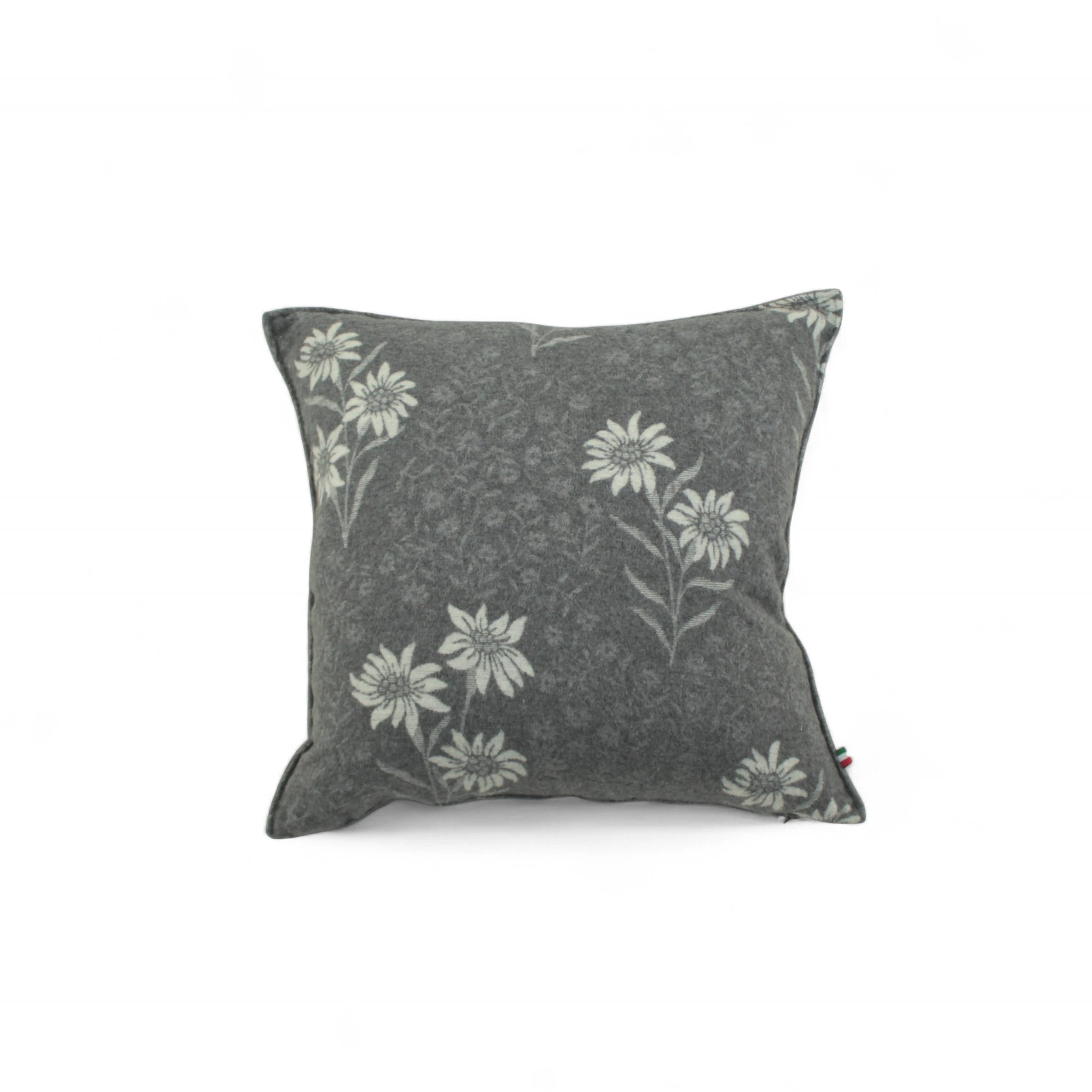 Cuscino Stella Alpina Wool colore grigio frontale 