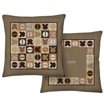 Cuscino arredo in velluto iconic geo Borbonese - Home Loves