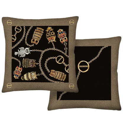 Cuscino arredo in velluto iconic lucky Borbonese - Home Loves