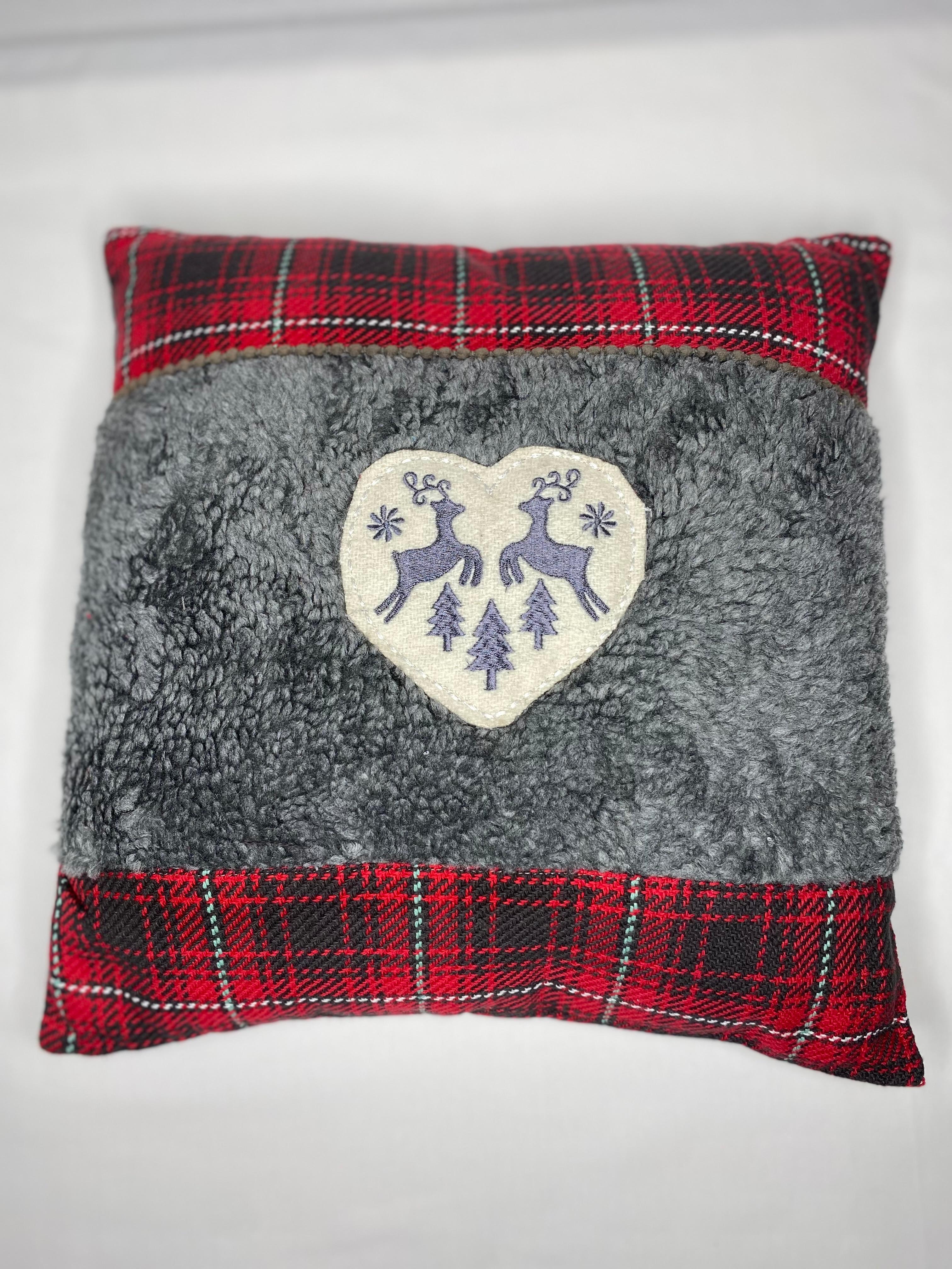 Cuscino arredo tartan frontale