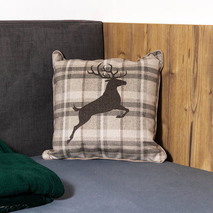 Cuscino cervo con interno, jump fronte