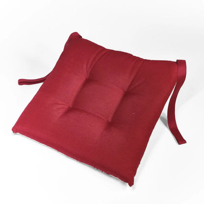 Cuscino trapuntino braies Daunex misura 40 x 40 cm colore rosso retro