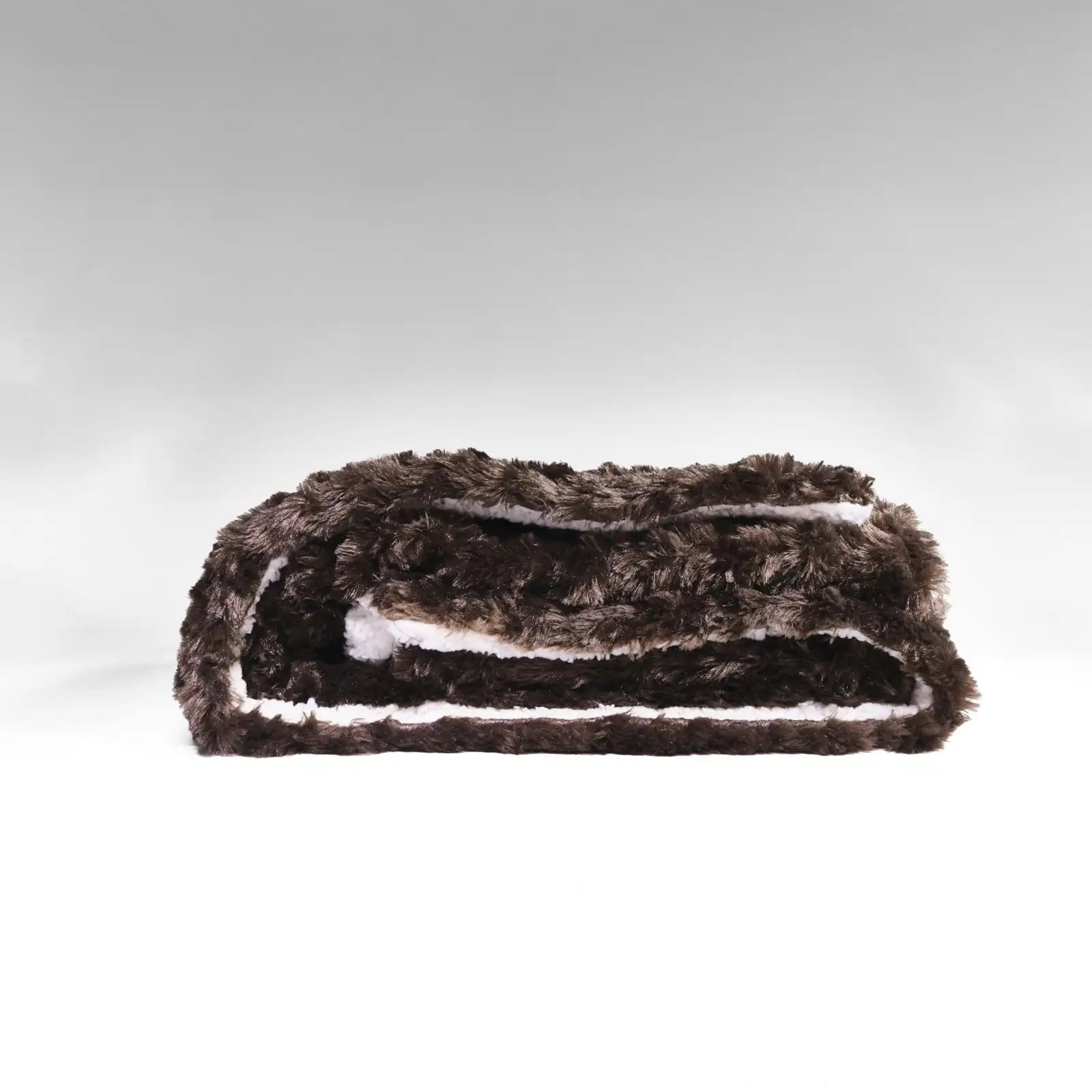 Einfarbiges Alban-Mikrofleece-Plaid