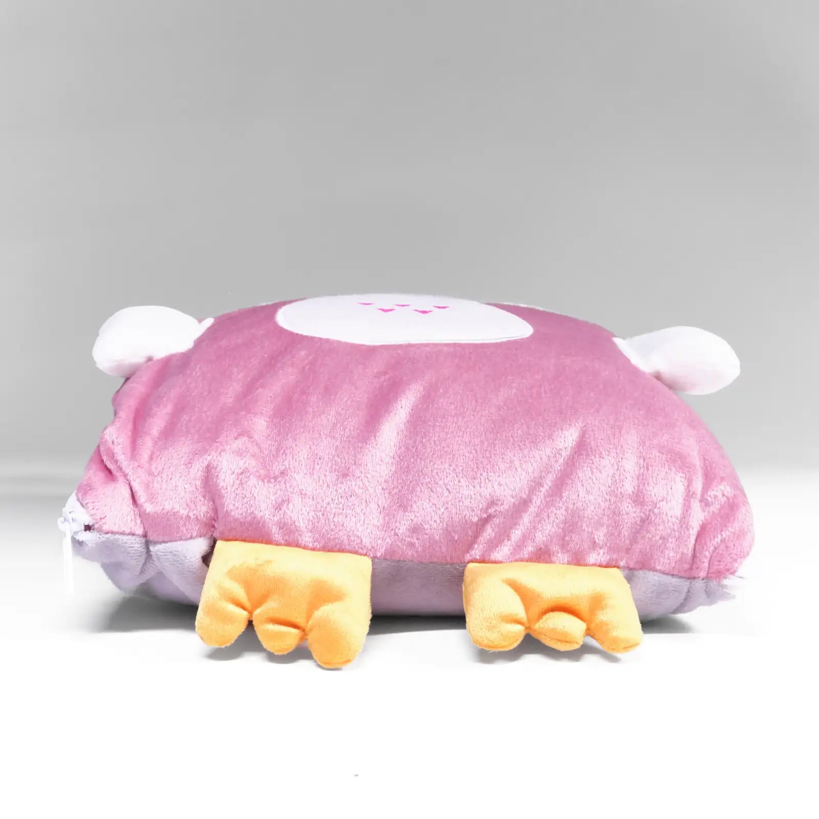 Sehr weiche Decke mit Zaza-Babyrucksack in rosa-grauer Farbe