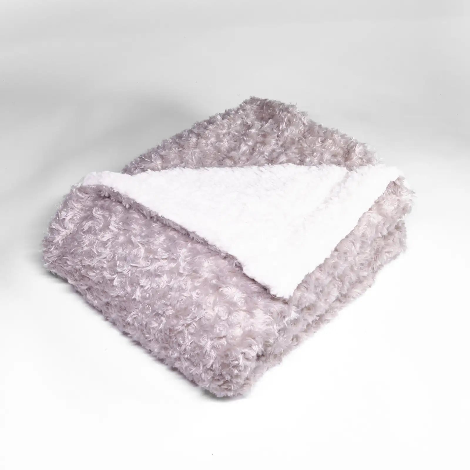 Einfarbiges Alban-Mikrofleece-Plaid