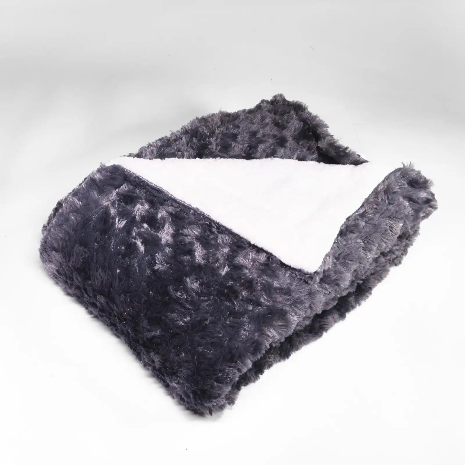 Einfarbiges Alban-Mikrofleece-Plaid