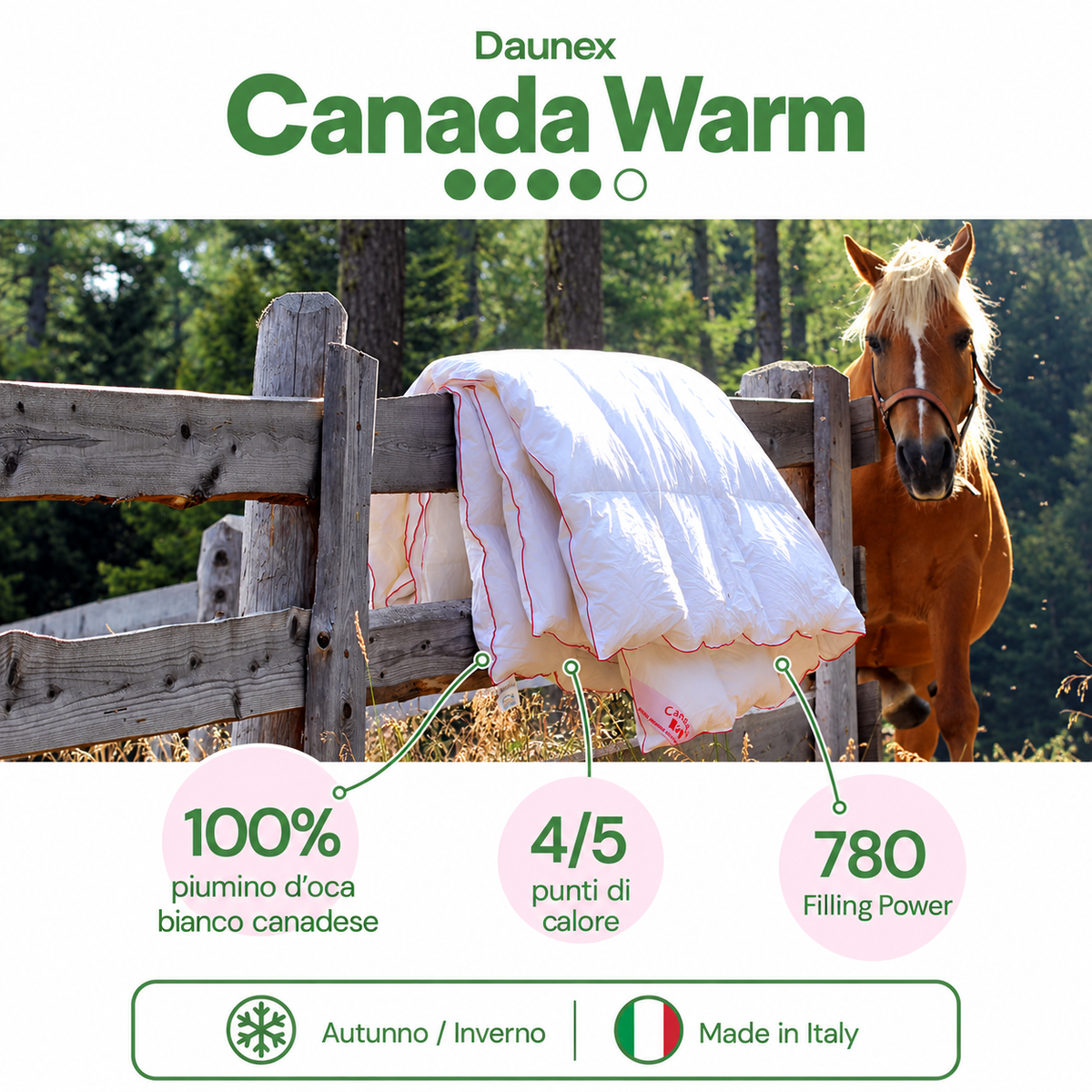 Daunex Piumino D'oca Canadese Warm