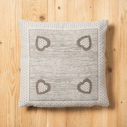 Fodera cuscino Campiglio double-face misura 45 x 45 cm colore beige retro