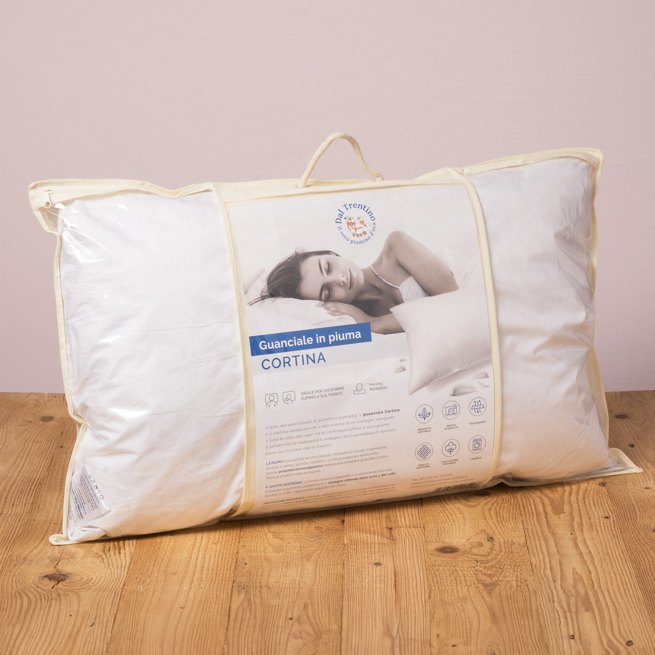 Guanciale in piumino d'oca Cortina Daunex