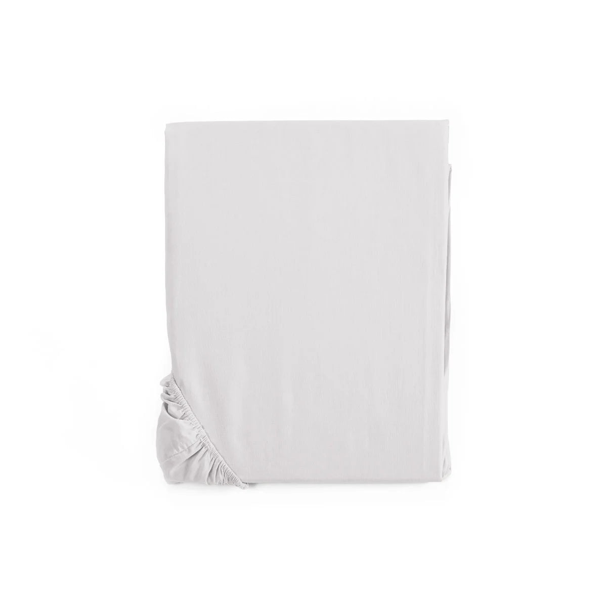 Lenzuolo con Angoli Caldo Cotone Tinta Unita colore bianco