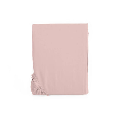 Lenzuolo con Angoli Caldo Cotone Tinta Unita colore rosa