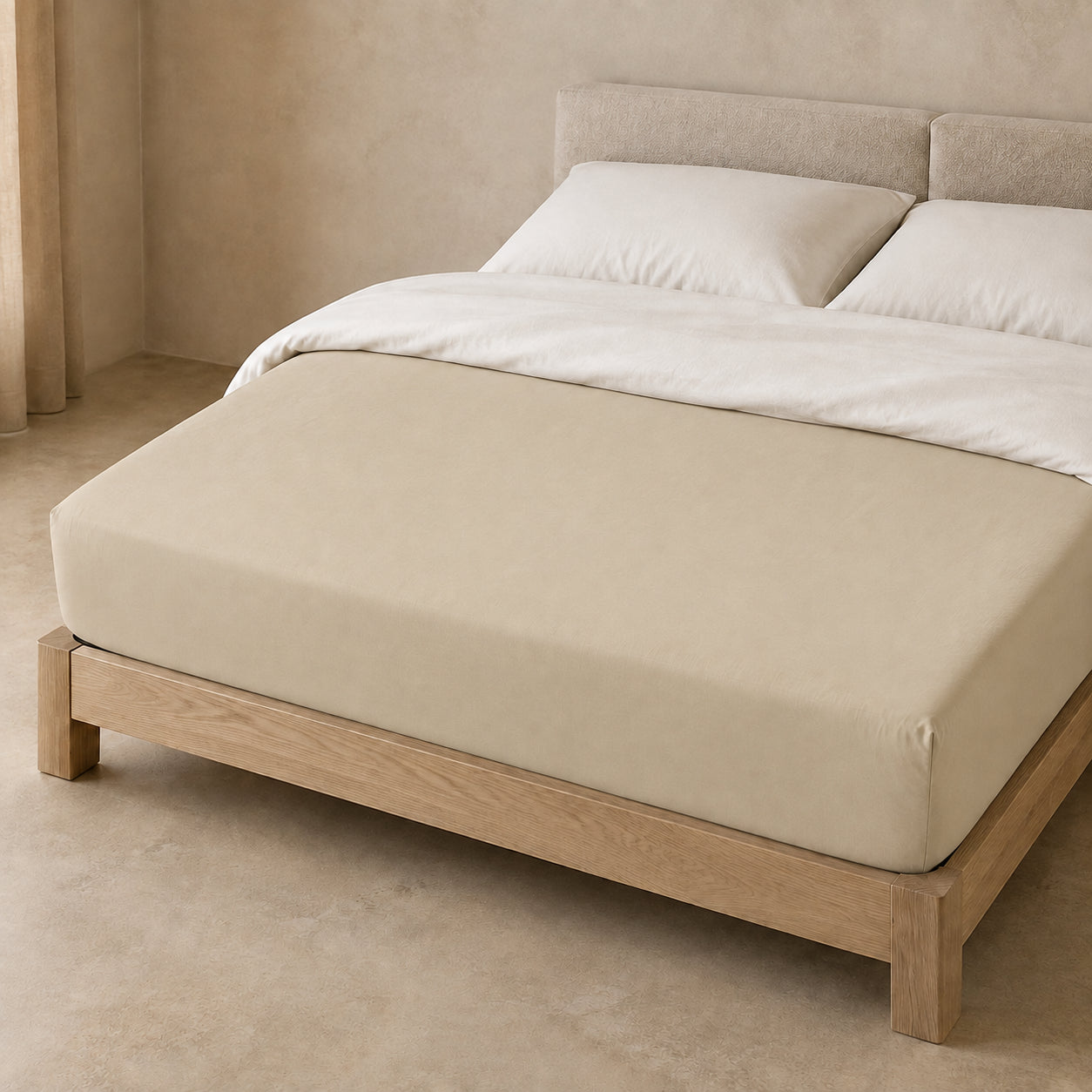 Lenzuolo con angoli in percalle Aura lino