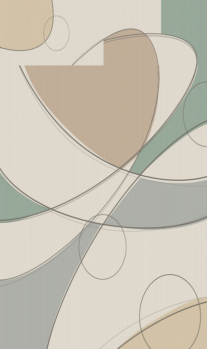Parure Copripiumino Stampa Digitale Linee Infinite dettaglio disegno